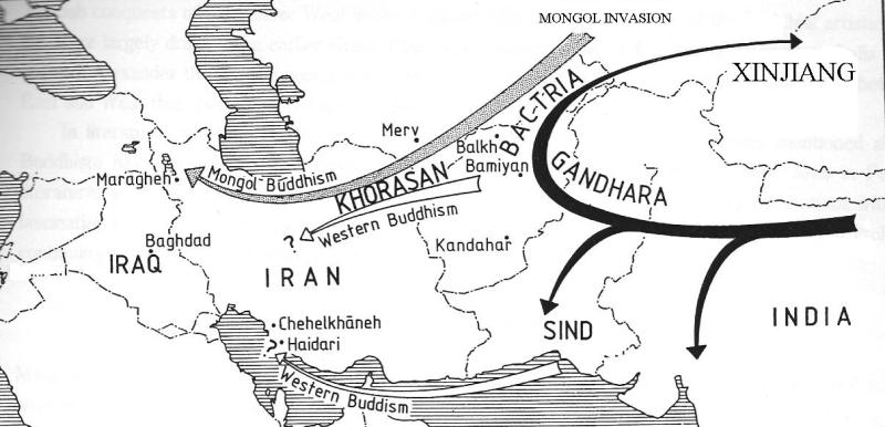 Map of Central Asia